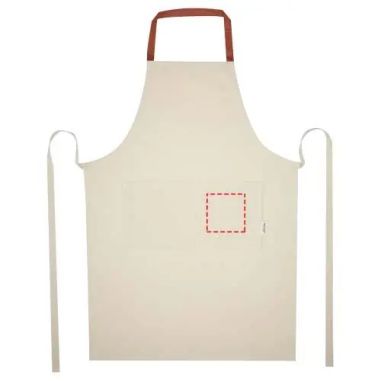 Delantal de algodón reciclado de 200 g/m² Personalizado