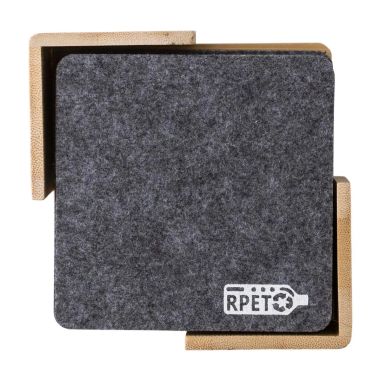 Set de Posavasos de Fieltro rPET Personalizado | Goodie