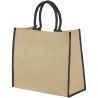 Bolsa Tote de yute con bordes contrastados Personalizada - Imagen 13