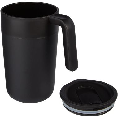 Taza Nordia 400 ml acero e interior PP reciclado | Goodie
