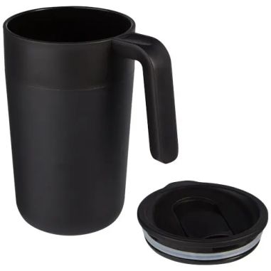 Taza Nordia 400 ml acero e interior PP reciclado | Goodie