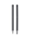 Set de bolígrafo y rollerball de aluminio reciclado (tinta negra) Personalizado - Imagen 25
