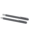 Set de bolígrafo y rollerball de aluminio reciclado (tinta negra) Personalizado - Imagen 27