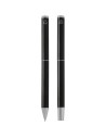 Set de bolígrafo y rollerball de aluminio reciclado (tinta negra) Personalizado - Imagen 33