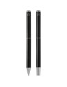 Set de bolígrafo y rollerball de aluminio reciclado (tinta negra) Personalizado - Imagen 34