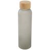 Botella de 500 ml de vidrio sodocálcico mate con tapa de bambú - Imagen 17