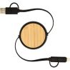 Cable retráctil 5 en 1 de plástico reciclado de 100 cm para sincronización de datos y carga rápida de 45 W Personalizada 6124419 - Imagen 18
