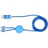Cable 5 en 1 de aluminio y plástico reciclado de 150 cm para sincronización de datos y carga rápida de 27 W Personalizado 612442 - Imagen 24