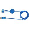 Cable 5 en 1 de aluminio y plástico reciclado de 150 cm para sincronización de datos y carga rápida de 27 W Personalizado 612442 - Imagen 26