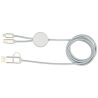 Cable 5 en 1 de aluminio y plástico reciclado de 150 cm para sincronización de datos y carga rápida de 27 W Personalizado 612442 - Imagen 39
