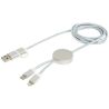 Cable 5 en 1 de aluminio y plástico reciclado de 150 cm para sincronización de datos y carga rápida de 27 W Personalizado 612442 - Imagen 41