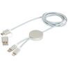 Cable 5 en 1 de aluminio y plástico reciclado de 150 cm para sincronización de datos y carga rápida de 27 W Personalizado 612442 - Imagen 43