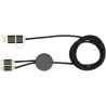 Cable 5 en 1 de aluminio y plástico reciclado de 150 cm para sincronización de datos y carga rápida de 27 W Personalizado 612442 - Imagen 48