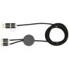 Cable 5 en 1 de aluminio y plástico reciclado de 150 cm para sincronización de datos y carga rápida de 27 W Personalizado 612442 - Imagen 49