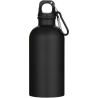 Botella de 400 ml de acero inoxidable mate con certificado RCS de una sola pared con mosquetón - Imagen 27