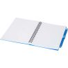 Juego de libreta de tapa blanda y bolígrafo de plástico reciclado (tinta azul) Personalizada 6106298 - Imagen 29