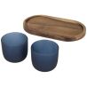 Set de bandeja de madera y vasos de vidrio acabado mate Personalizado 6126402 - Imagen 17