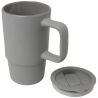 Taza de cerámica con tapa de plástico de 450 ml - Imagen 18