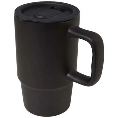 Taza Cerámica 450 ml con Tapa Personalizada | Goodie