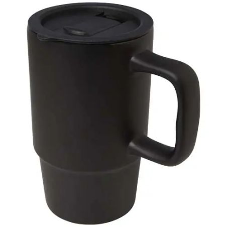 Taza Cerámica 450 ml con Tapa Personalizada | Goodie