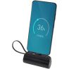 Batería externa tipo-C de plástico reciclado de 5000 mAh y 10 W con soporte abatible incorporado y cable 2 en 1 Personalizado 61 - Imagen 15
