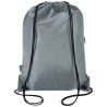 Bolsa con cordón Oriole de RPET con bolsillo frontal con cremallera, 5 l Personalizada 6130145 - Imagen 57