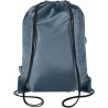 Bolsa con cordón Oriole de RPET con bolsillo frontal con cremallera, 5 l Personalizada 6130145 - Imagen 72