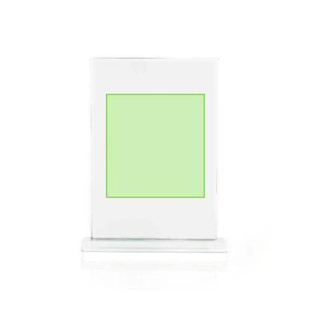 Placa trofeo de cristal rectangular para grabar | Goodie