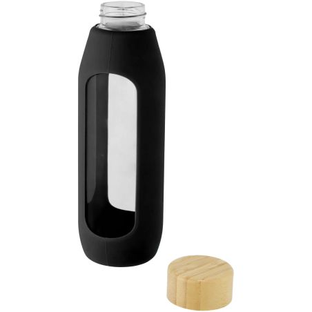 Botella vidrio borosilicato 600 ml agarre silicona | Goodie
