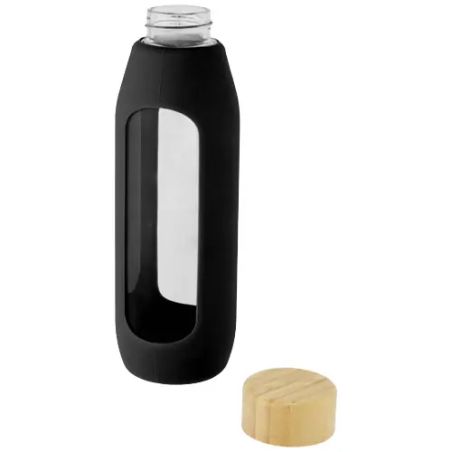 Botella vidrio borosilicato 600 ml agarre silicona | Goodie