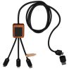 Cable de Carga de 40 W 5 en 1 con Estuche Cuadrado de Madera Personalizado 62PX072 - Imagen 13