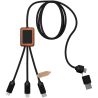 Cable de Carga de 40 W 5 en 1 con Estuche Cuadrado de Madera Personalizado 62PX072 - Imagen 14