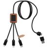 Cable de Carga de 40 W 5 en 1 con Estuche Cuadrado de Madera Personalizado 62PX072 - Imagen 15