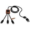 Cable de Carga de 40 W 5 en 1 con Estuche Cuadrado de Madera Personalizado 62PX072 - Imagen 17
