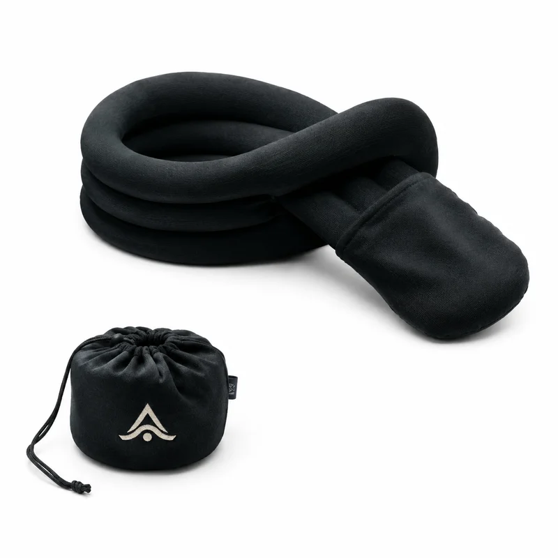 Almohada de viaje enrollable personalizada