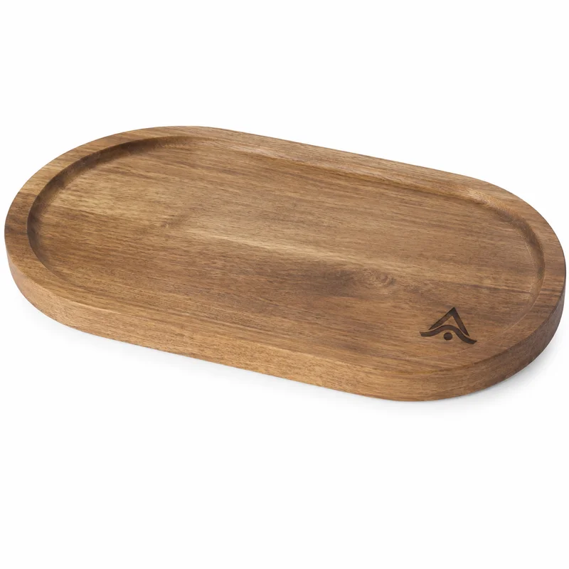 Bandeja de madera de acacia personalizada