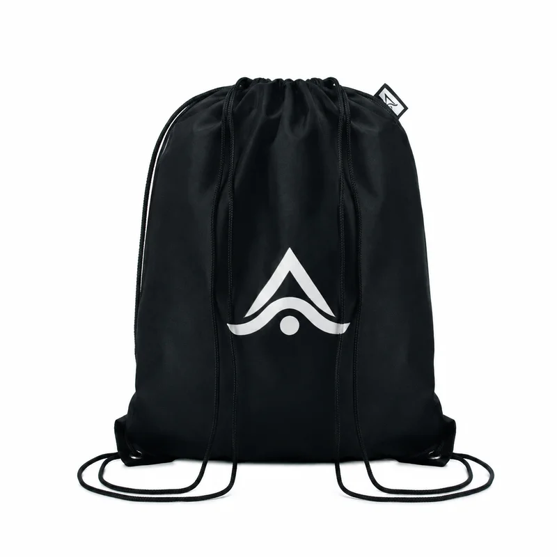 Bolsa de cuerdas tipo mochila en RPET negro