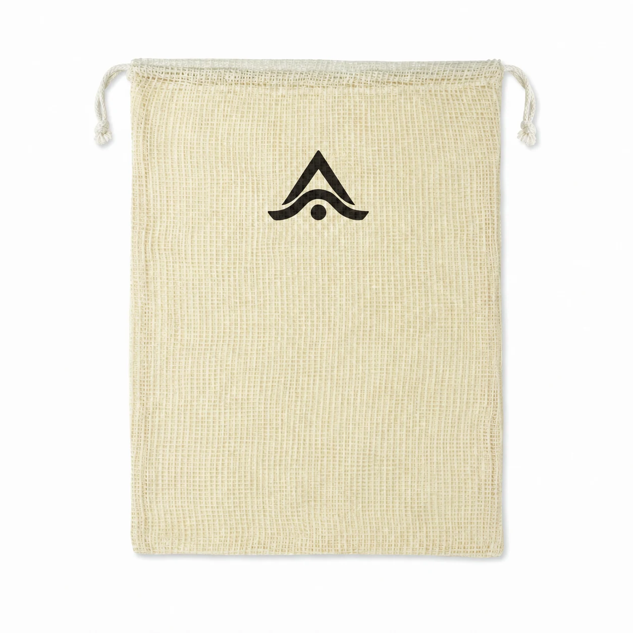 Bolsa de rejilla de algodón personalizada con el logo impreso