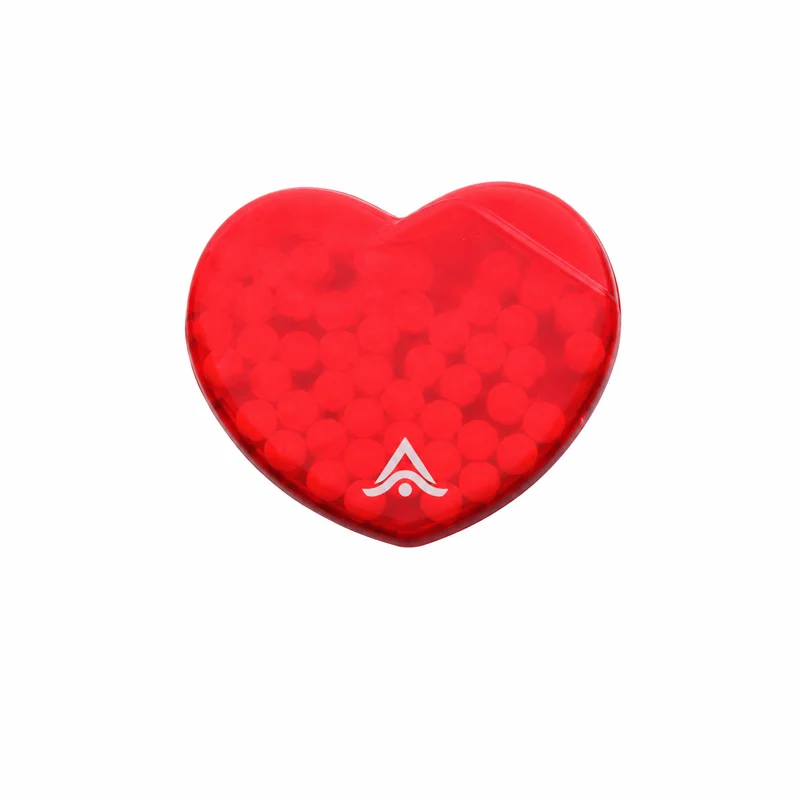 Caja de caramelos personalizada en forma de corazón