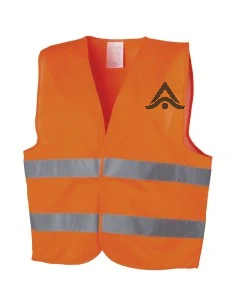 Chaleco de seguridad RFX reflectante personalizado en naranja