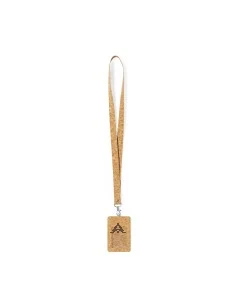 Identificador y lanyard personalizado para acreditación de congreso