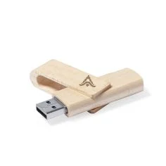 Memoria USB personalizada para reparto en ferias y congresos