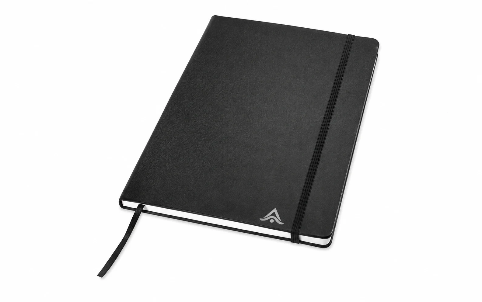 Libreta A4 de tapa dura personalizada en negro