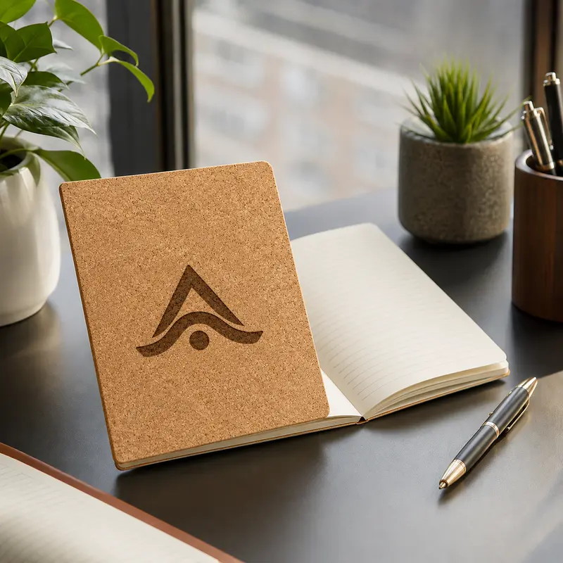 Libreta A5 de corcho personalizada