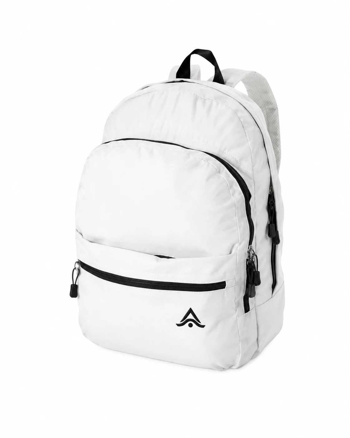Mochila escolar personalizada de 4 compartimentos en color blanco