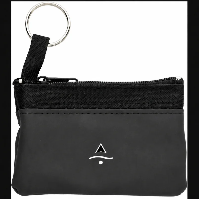 Monedero de nailon 600D personalizado con cremallera