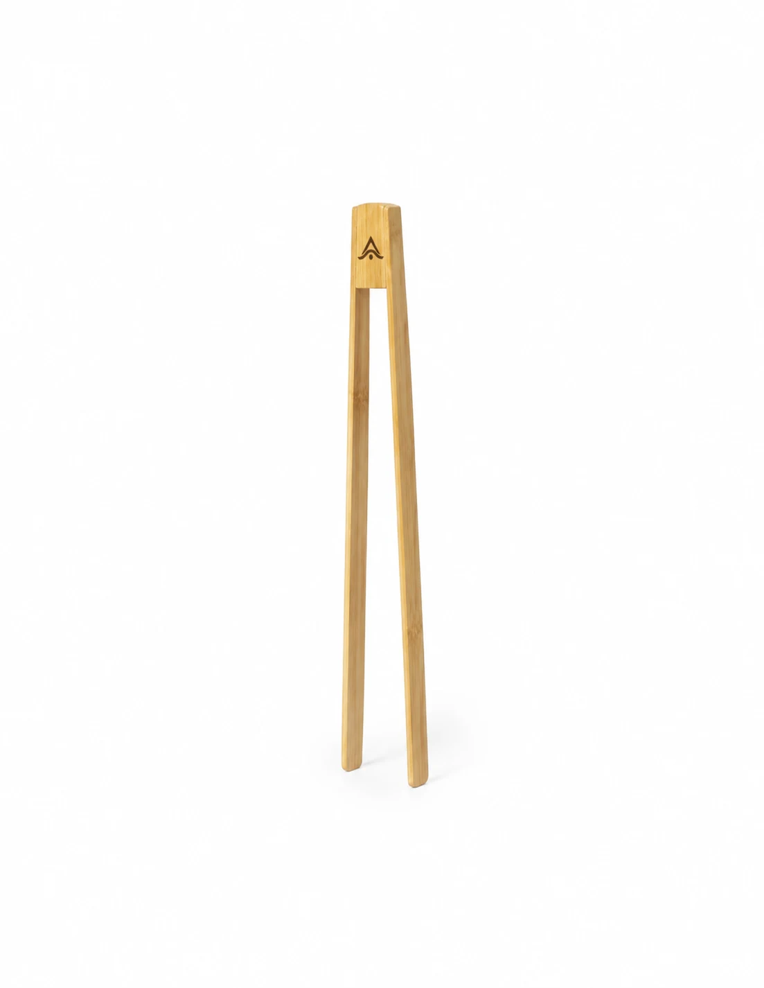 Pinzas de cocina de bambú personalizadas con el logo grabado