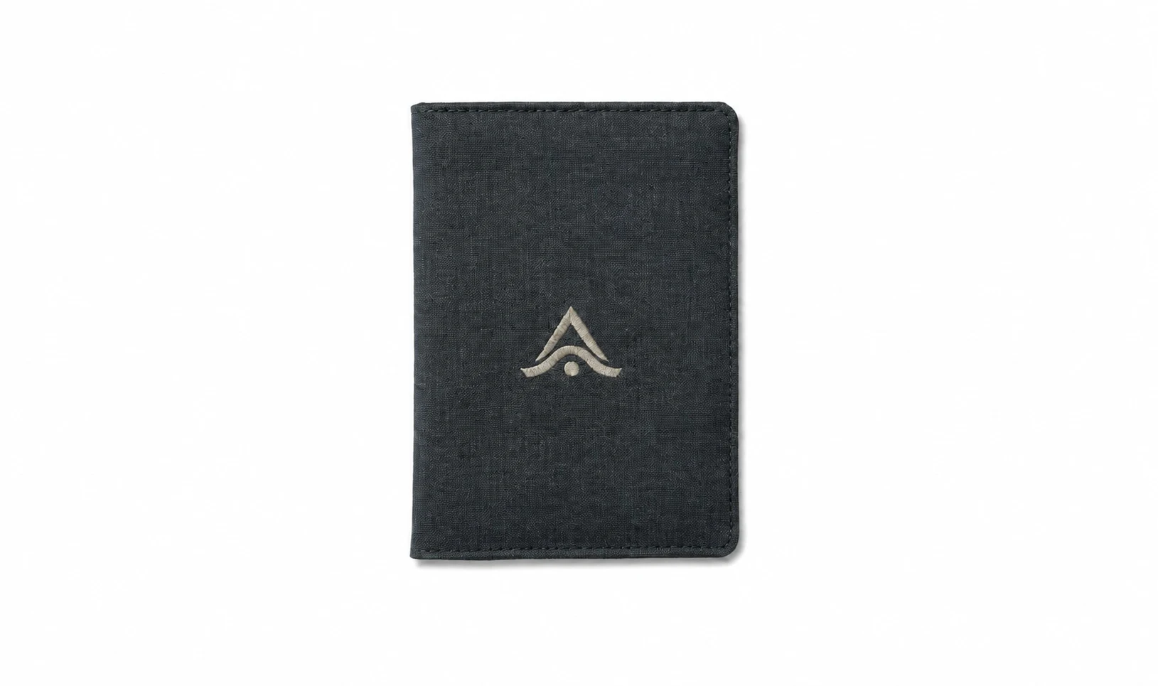 Porta pasaporte jaspeado personalizado con logo grabado