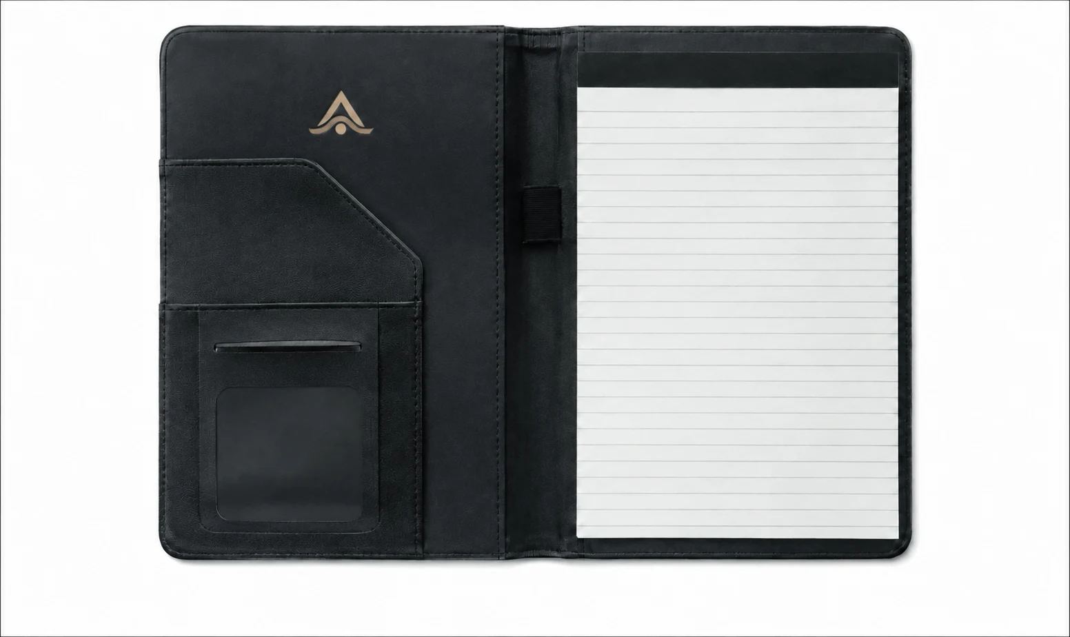 Porta documentos A5 personalizado con bolsillos para viaje y logo impreso