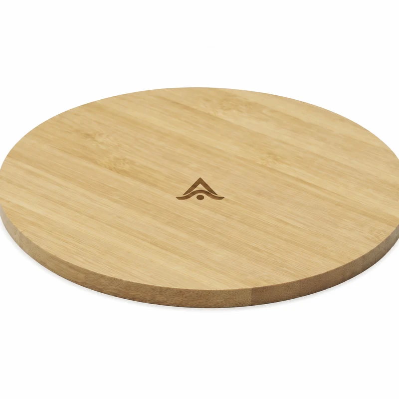 Posavasos redondo de bambú natural